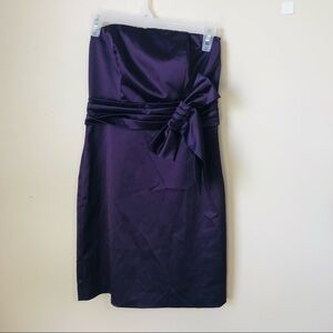 The Limited Formal Strapless Dress Plum